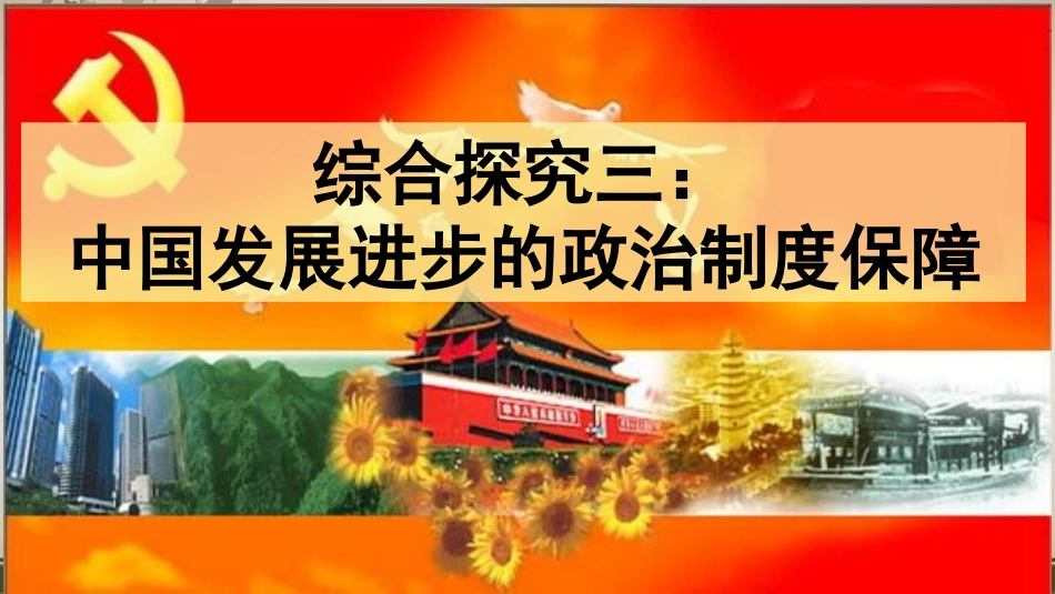 _中国发展进步的政治制度保障(何志荣）_第2页