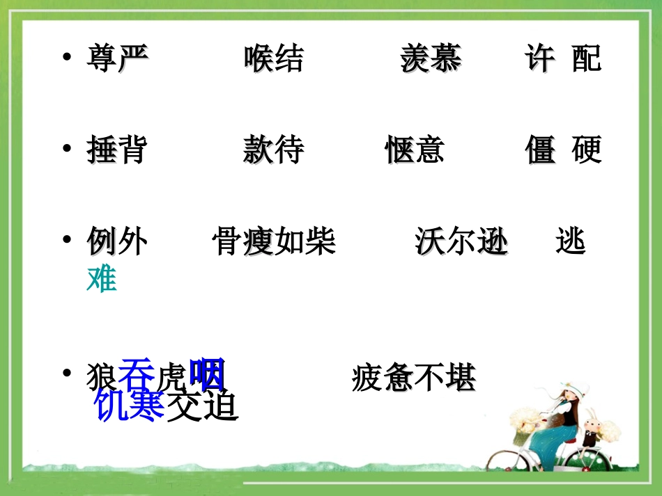 《尊严》教学课件_第3页