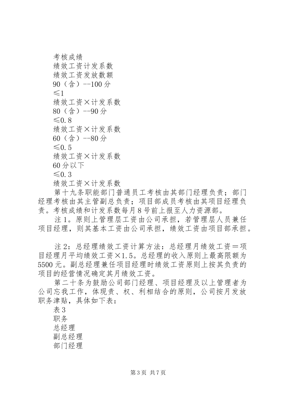 公司工资管理制度范文_第3页