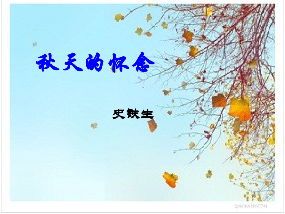 秋天的怀念 (3)_第1页