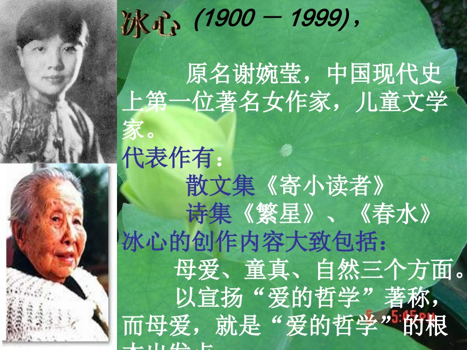 七年级语文荷叶母亲PPT课件_第2页