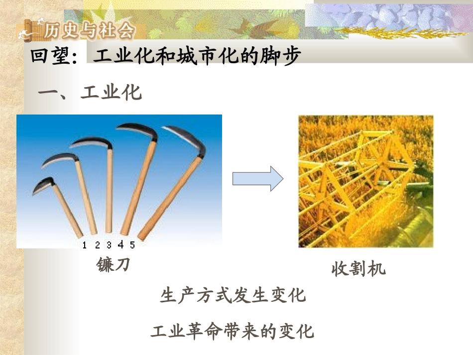 《历史与社会》综合探究七《感悟工业时代的社会变迁》_第3页