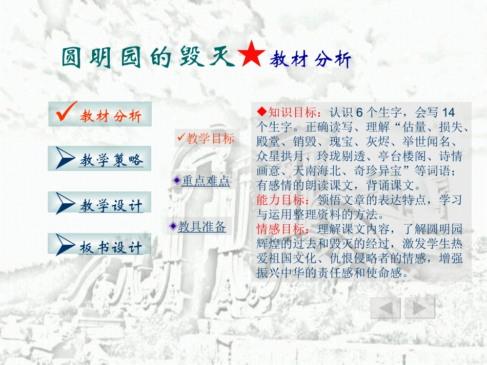 《圆明园的毁灭》说课PPT胡林_第3页