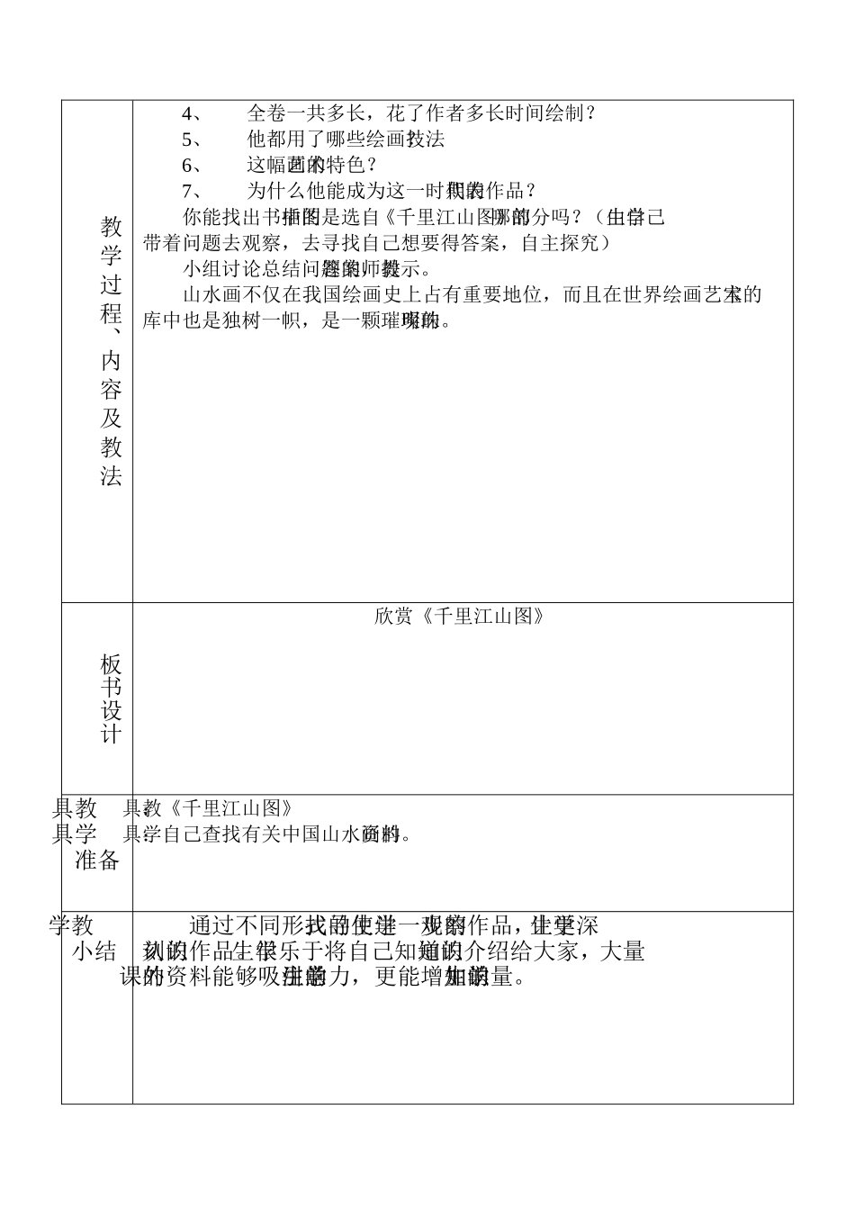 四年美术教案_第2页