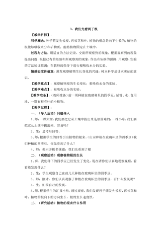 我们先看到了根