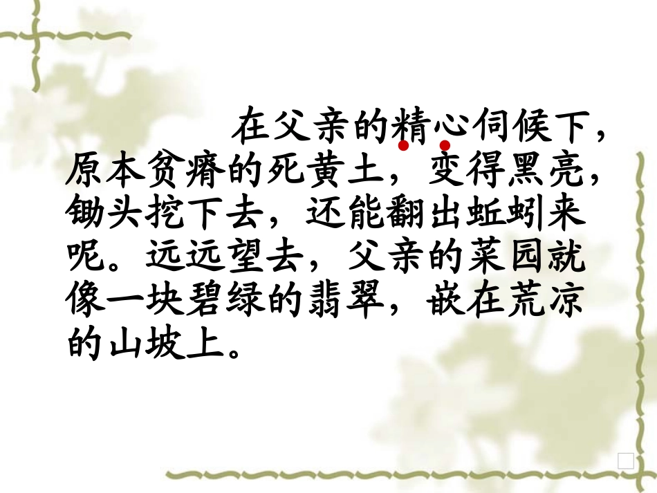 《父亲的菜园》教学课件1 (2)_第3页