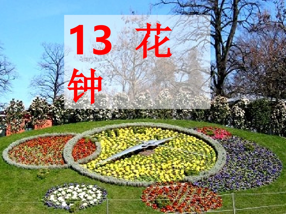 《花钟》第一课时课件_第3页