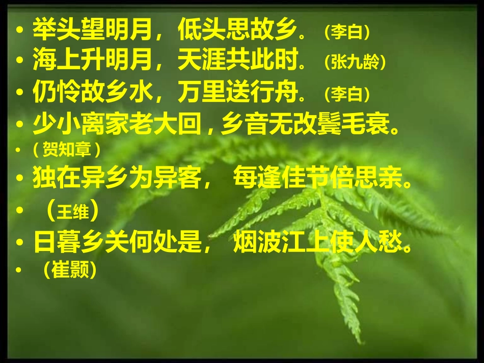 《乡愁》课件324(1)_第1页
