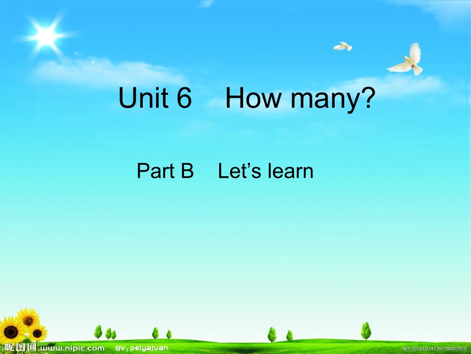三年级下册Unit6Blet'slearn_第1页