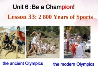 《Lesson332800YearsofSports》课件