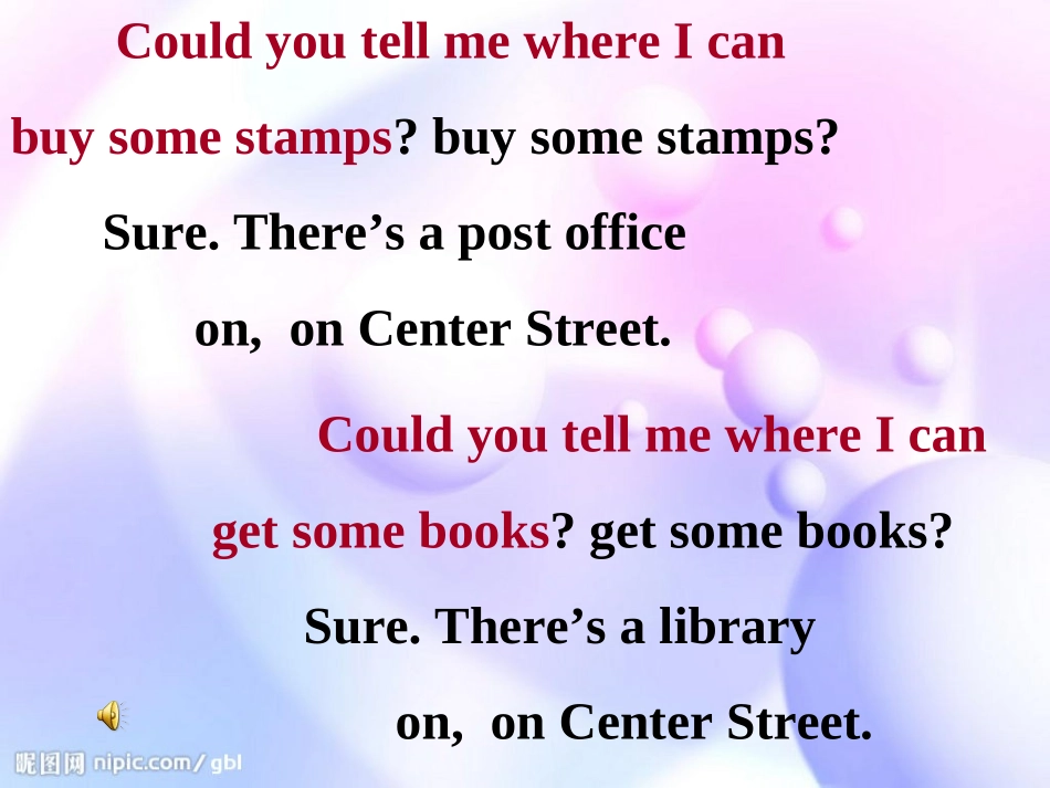 九年级英语Unit_11Could_you_please_tell_me_where_the_restrooms_are课件_第1页