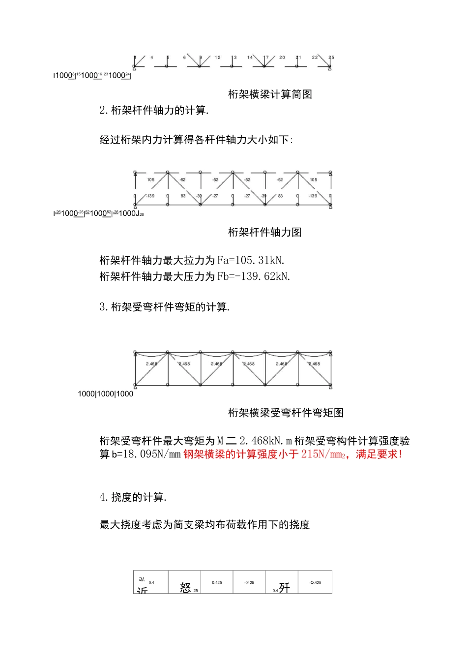 桁架承重架设计计算书_第2页