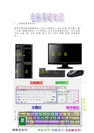 电脑操作基础知识