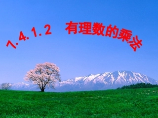 7412有理数的乘法孙霆