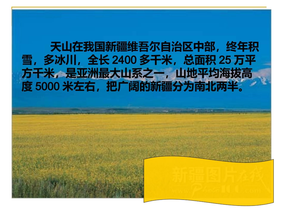 《七月的天山》PPT课件_第1页