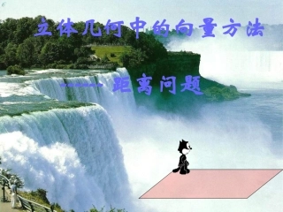 利用空间向量求空间距离