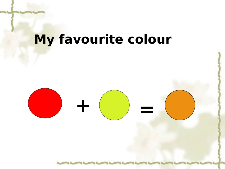 三年级英语上册Unit2Colours第五课时_第3页