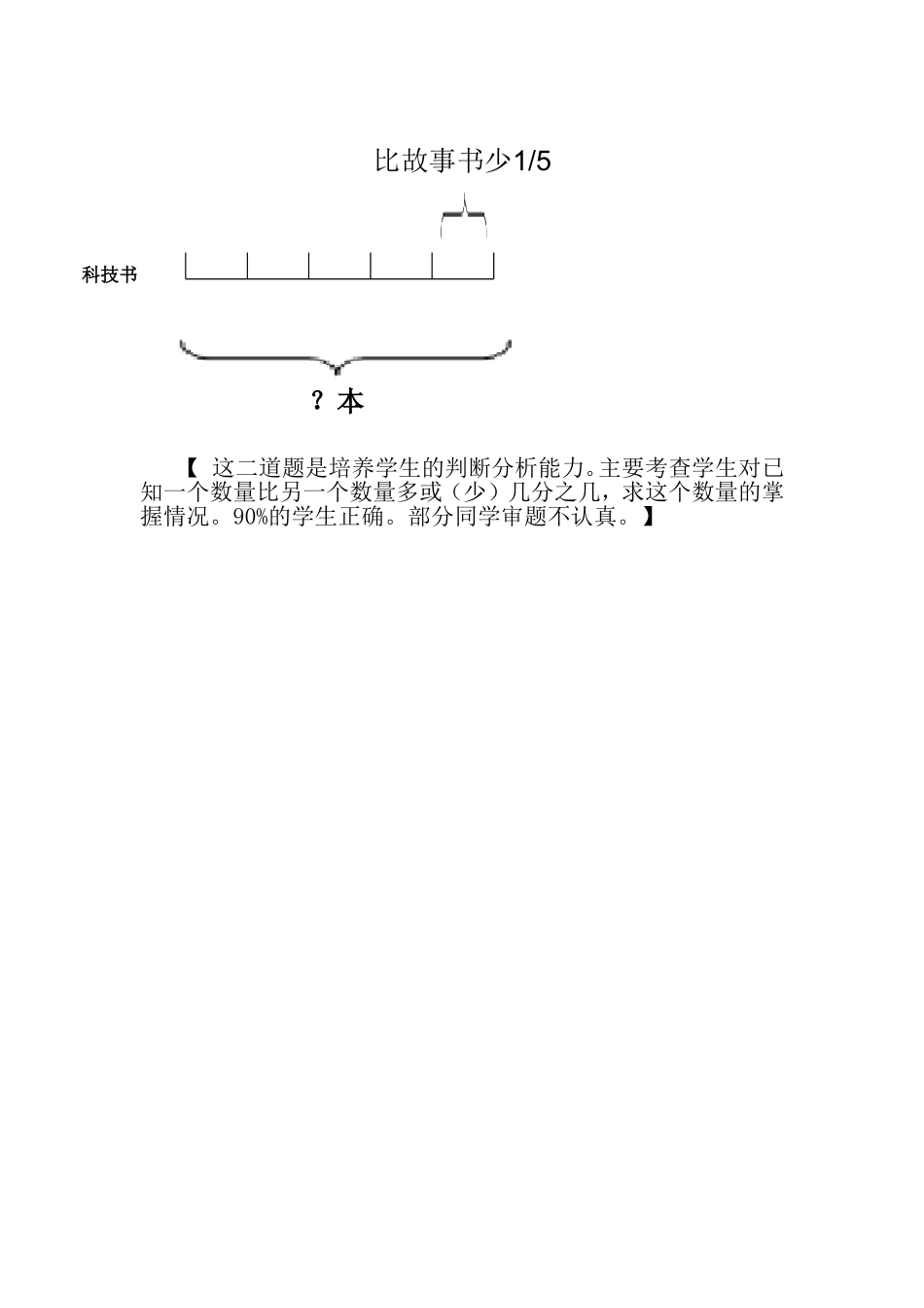 《用百分数解决问题》前测试题及分析宋光影_第3页