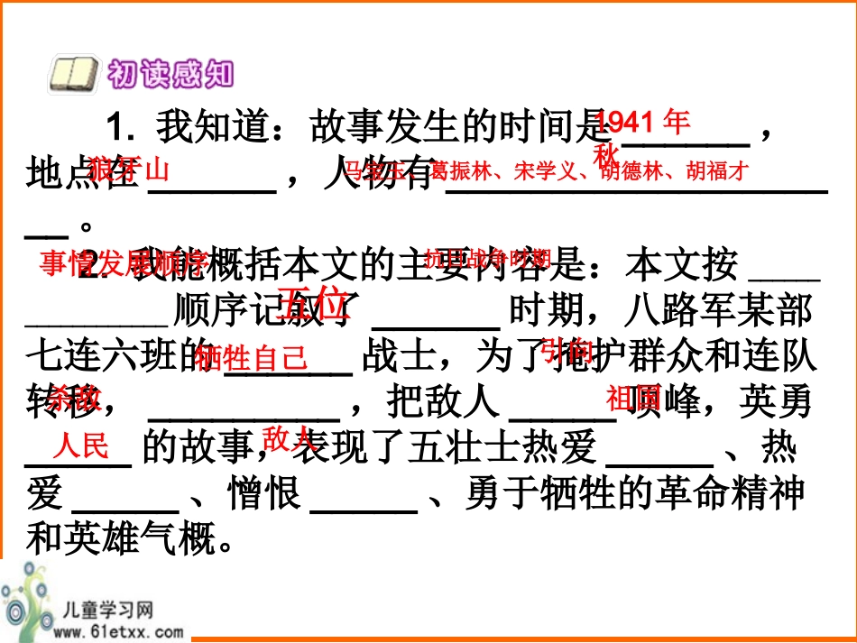 课件狼牙山五壮士_3_第2页