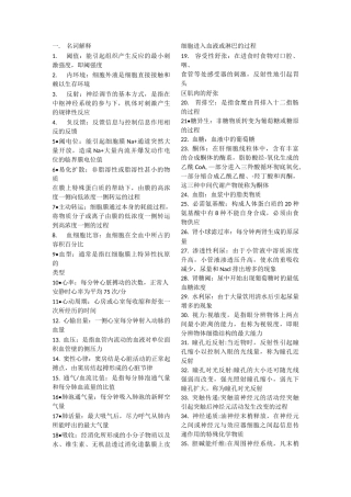 正常人体功能