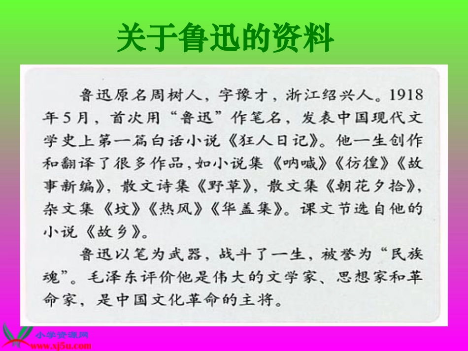 《少年闰土》课件 (2)_第3页