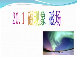 磁现象磁场课件