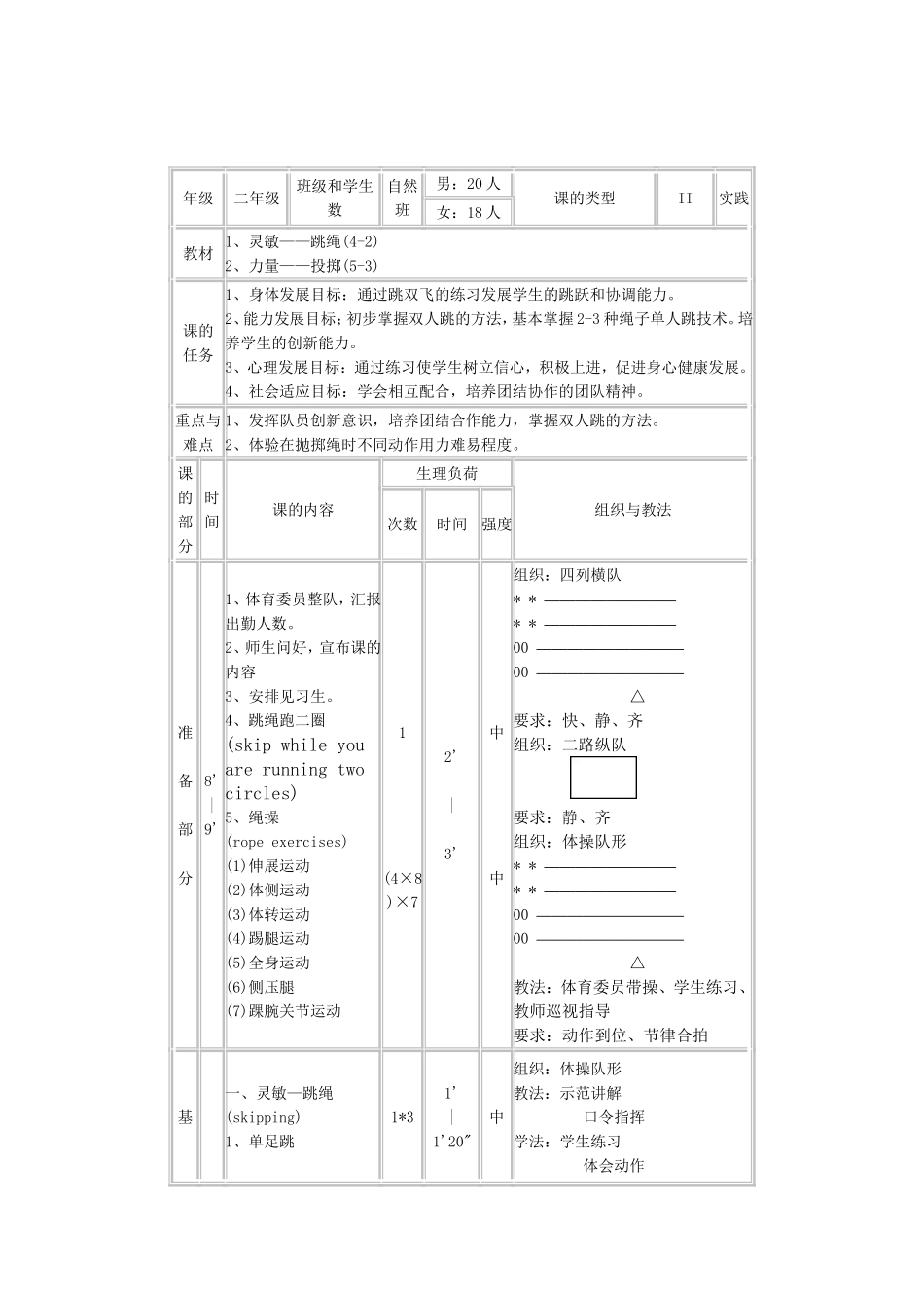 体育教案-跳绳_第2页