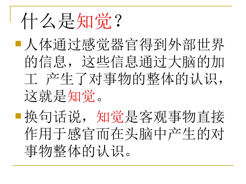 什么是知觉？_第3页