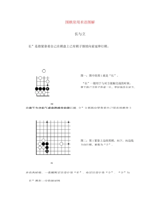 围棋常用术语图解