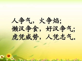 《一定要争气》教学课件 (2)