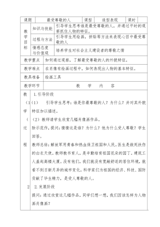 最受尊敬的人