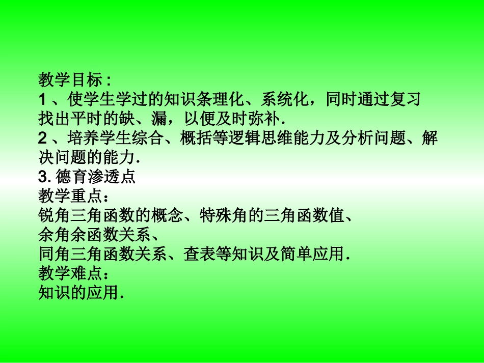 解直角三角形复习课_第2页