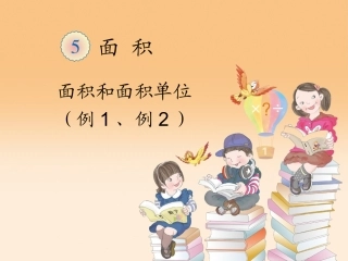 面积面积和面积单位例例