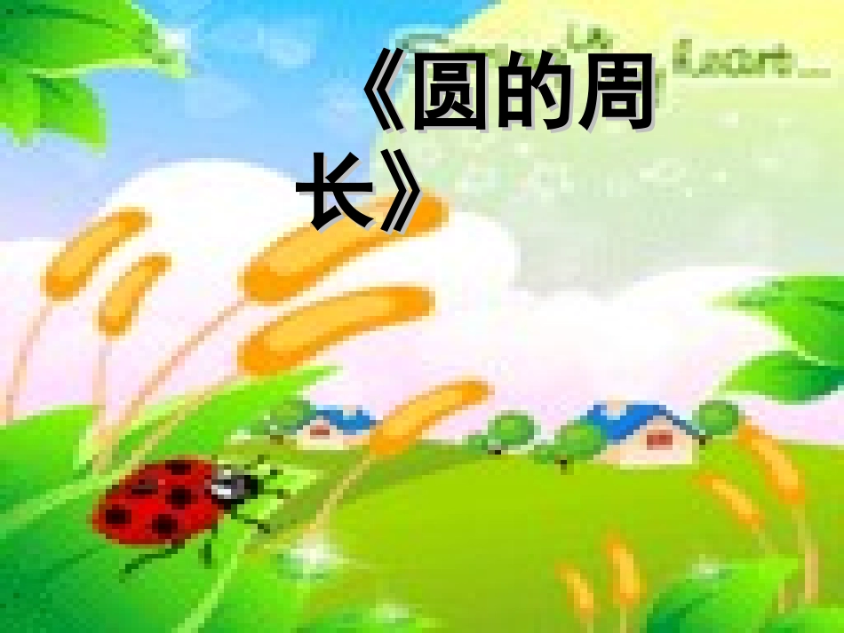 《圆的周长》PPT课件---副本_第1页
