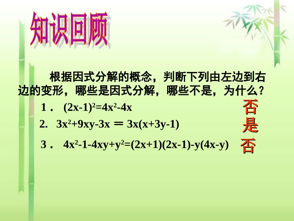 《平方差公式分解因式》课件_第2页