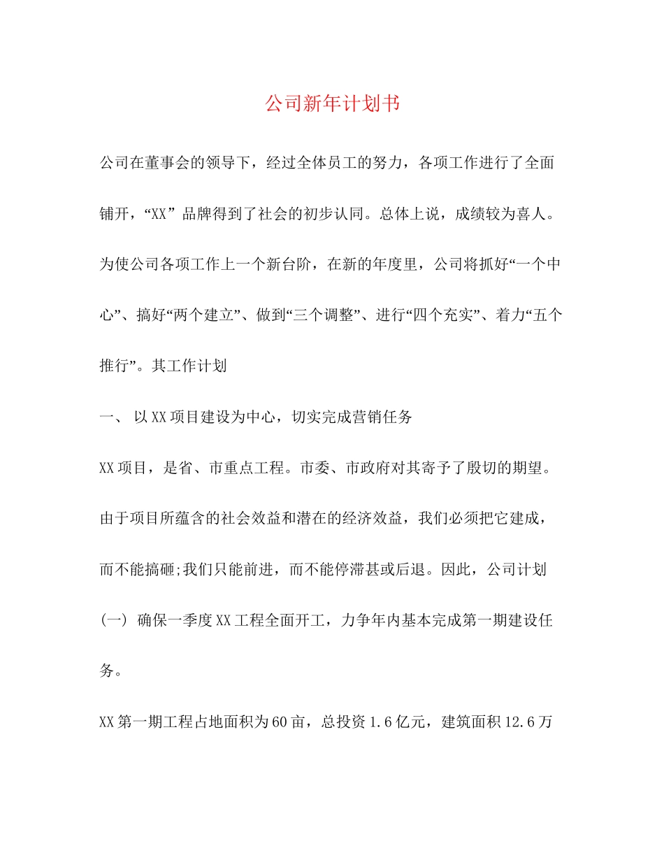 公司新年计划书_第1页