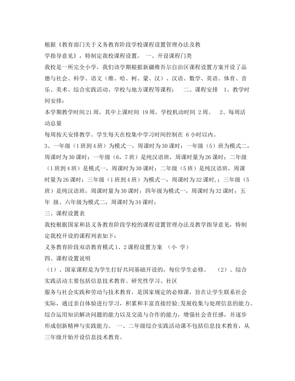 2020年小学地方课程教学计划_第2页