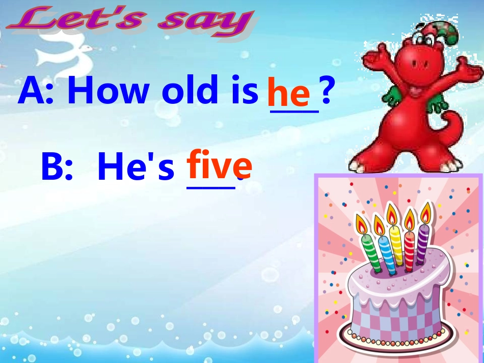 三年级上册英语课件-Unit5HappyBirthday13-广东开心英语_第2页