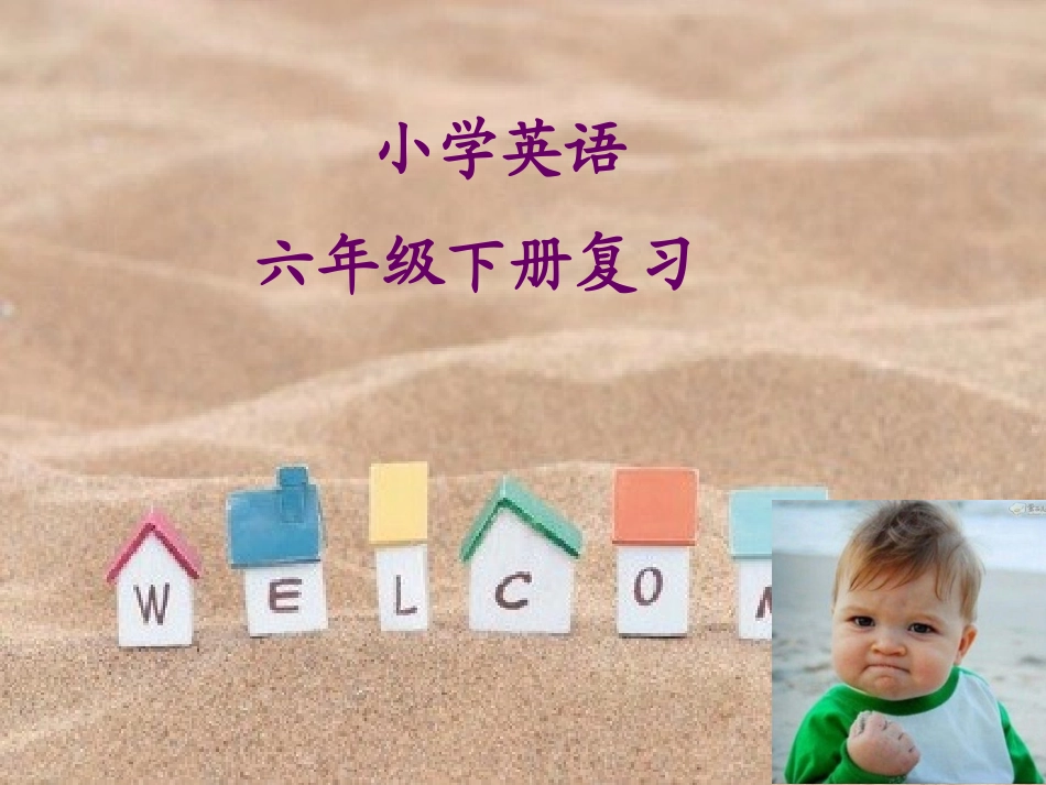 PEP小学六年级下册英语总复习_第1页