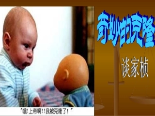 《奇妙的克隆》课件(1)