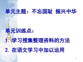 《圆明园的毁灭》最完美