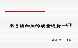 ATP复习课素芳