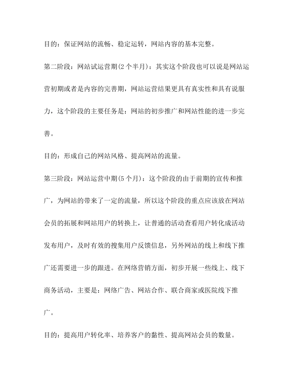 网站运营商业计划书（共2篇）_第2页