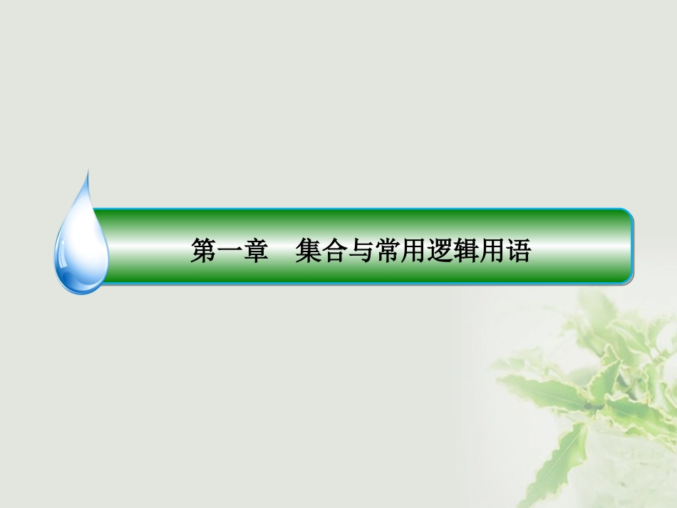 2018版高考数学一轮复习第一章集合与常用逻辑用语11集合及其运算课件理新人教A版2017052401211_第2页