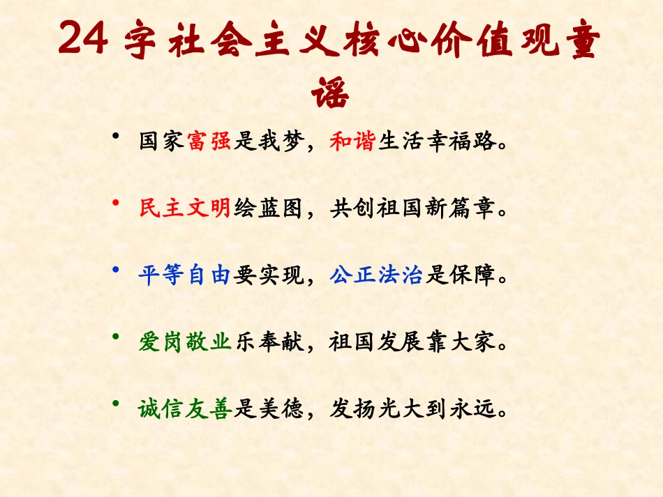 “社会主义核心价值观记心间”主题班会_第3页