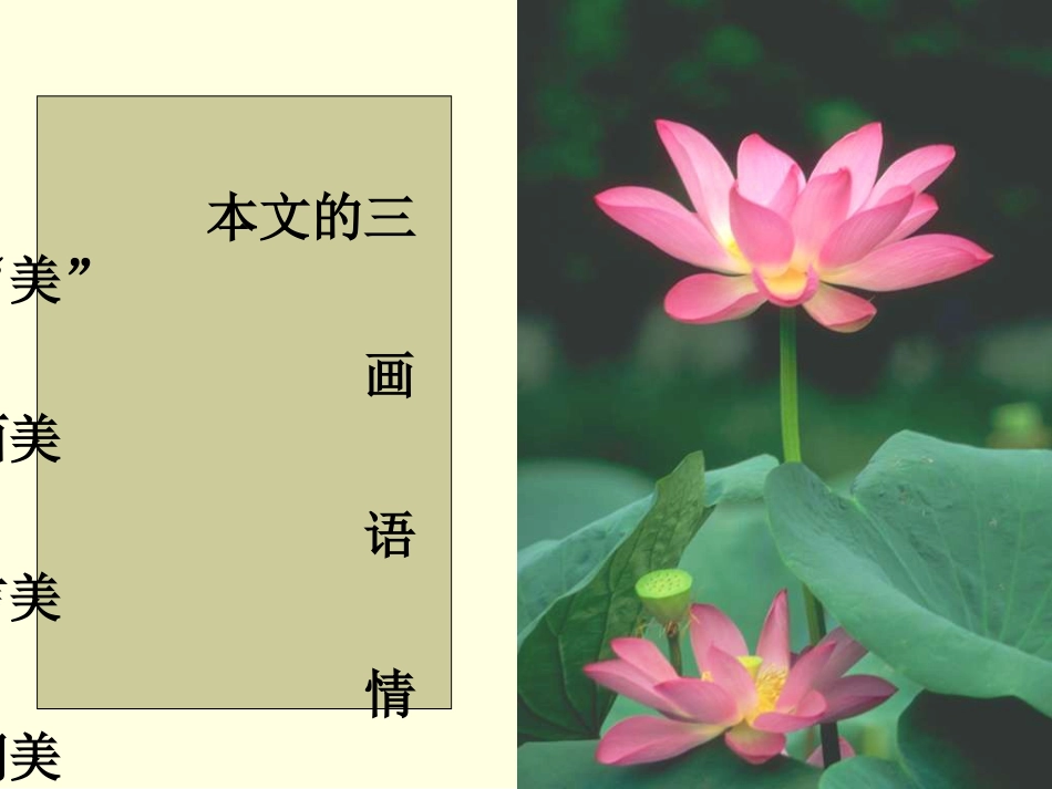 《荷塘月色》课件1_第3页
