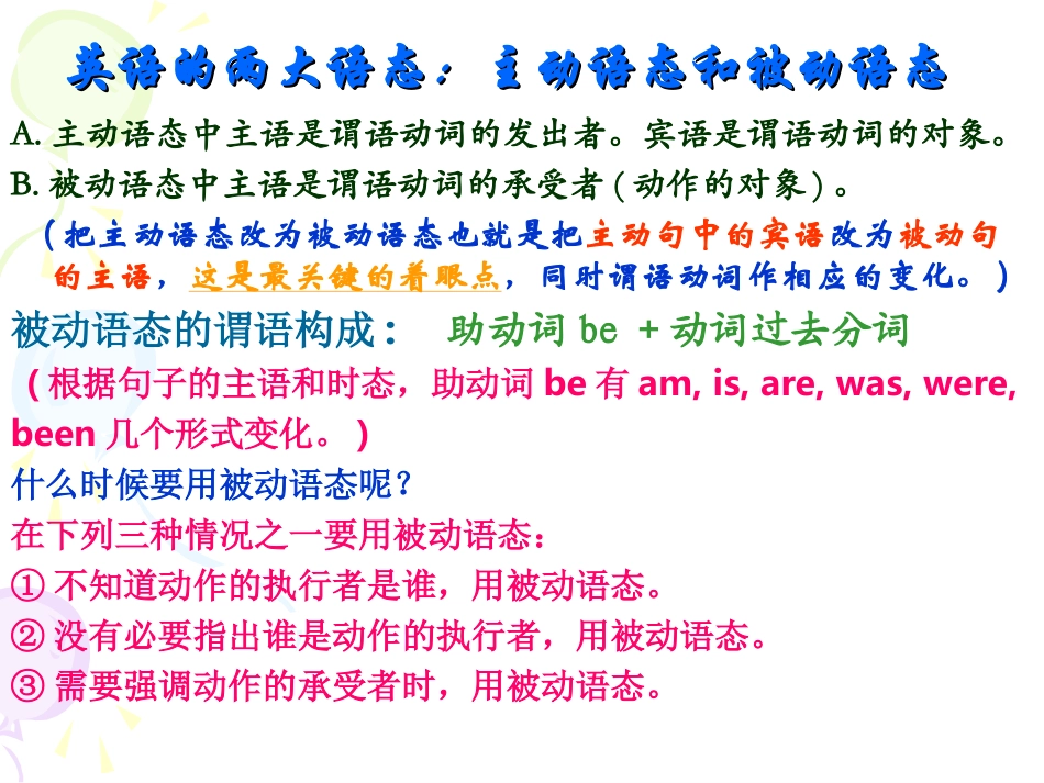 被动语态精讲_第2页