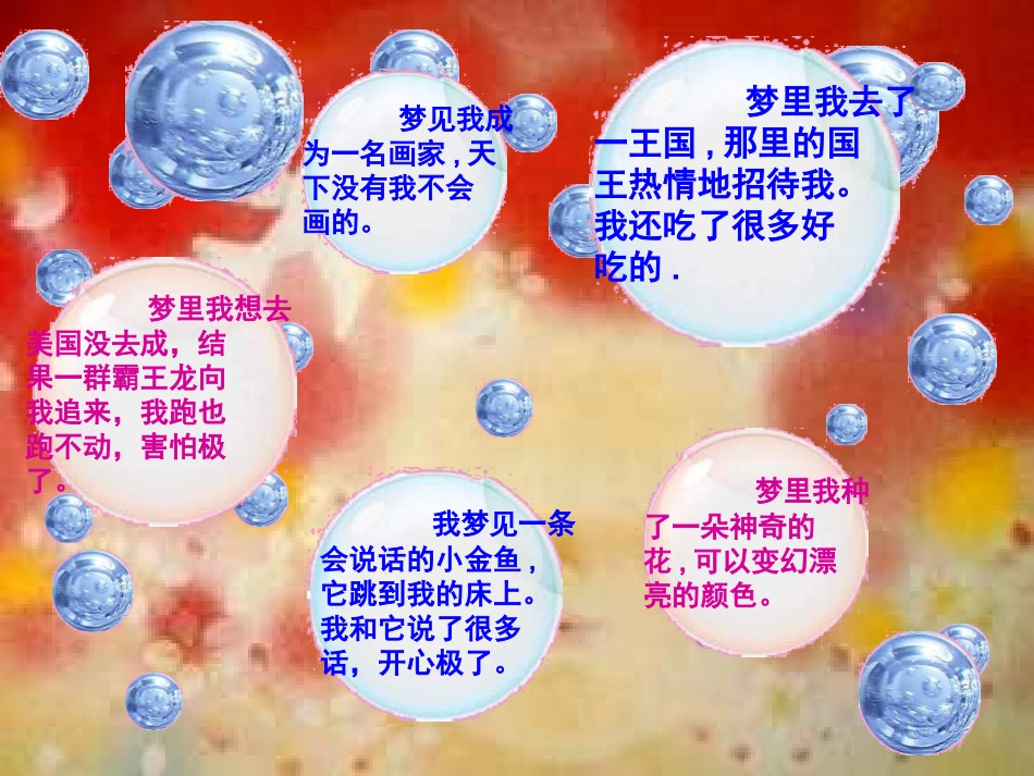 小学美术课件-我的梦_第3页