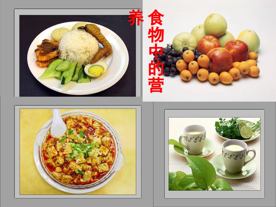 《食物中的营养》探究课件_第2页