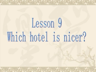 科普版英语小学六年级上unit9课件